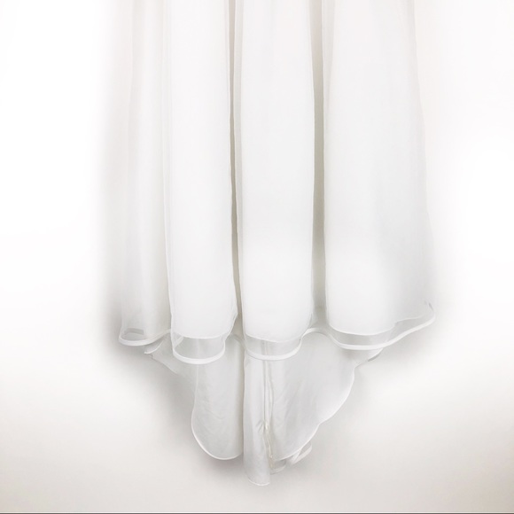 Alfred Angelo Beaded With Train Flower Girl Dress - Picture 9 of 15